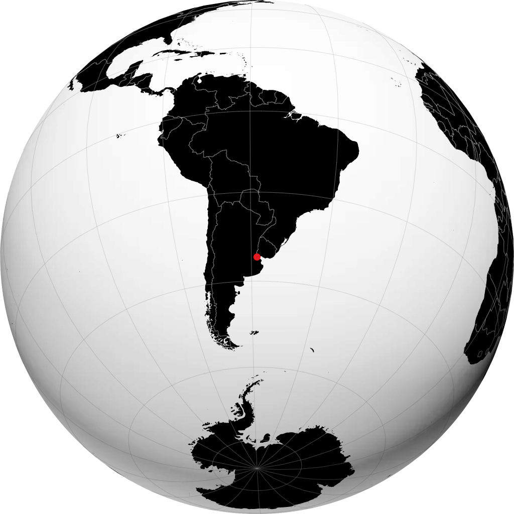 Buenos Aires di globe