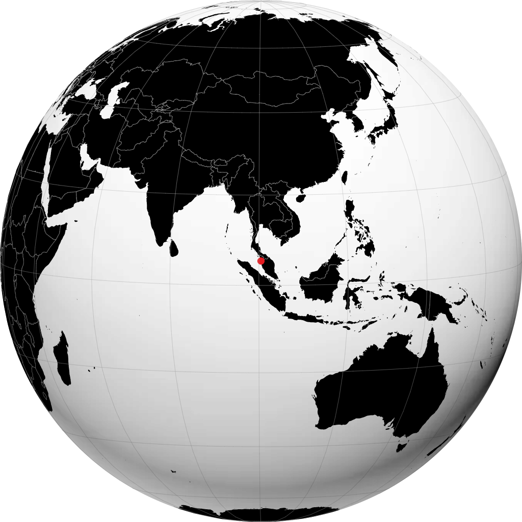 Bukit Mertajam di globe