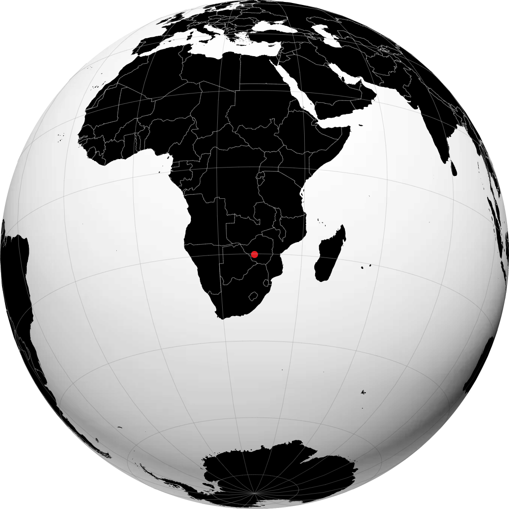 Bulawayo di globe