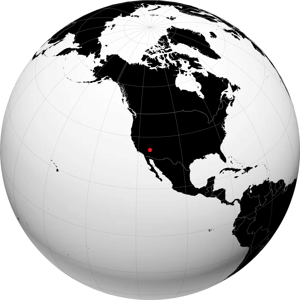 Bullhead City di globe