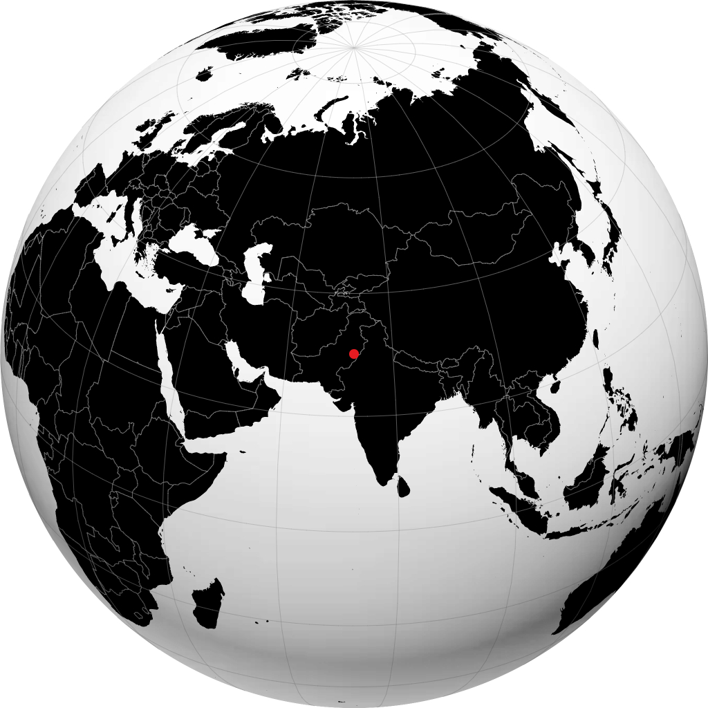 Burewala di globe