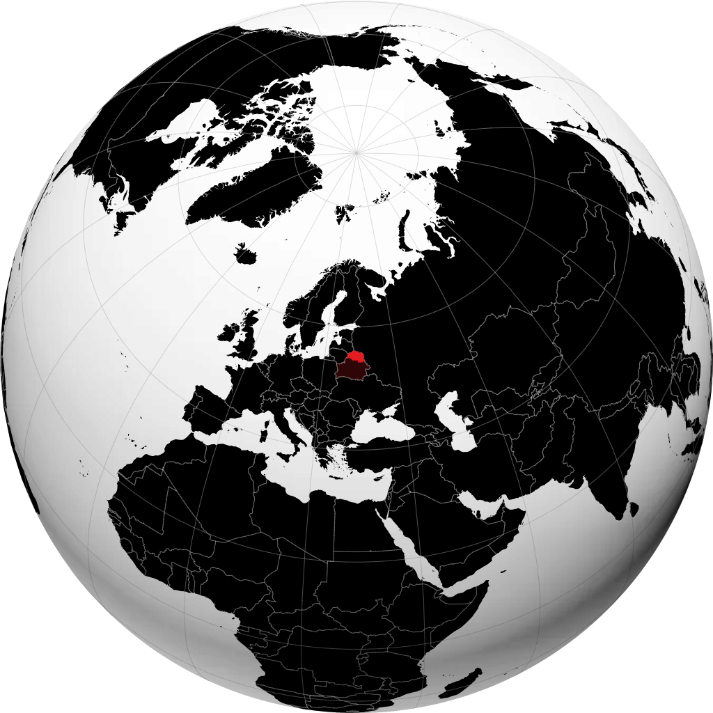 Wilayah Vitebsk di globe