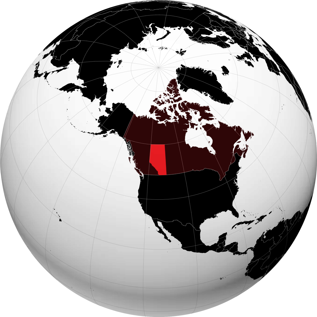 Alberta di globe