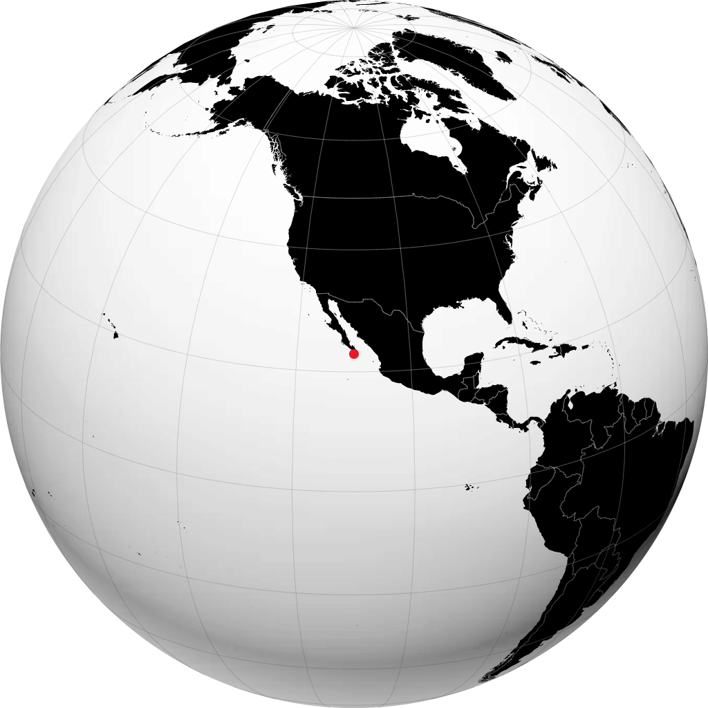 Cabo San Lucas di globe