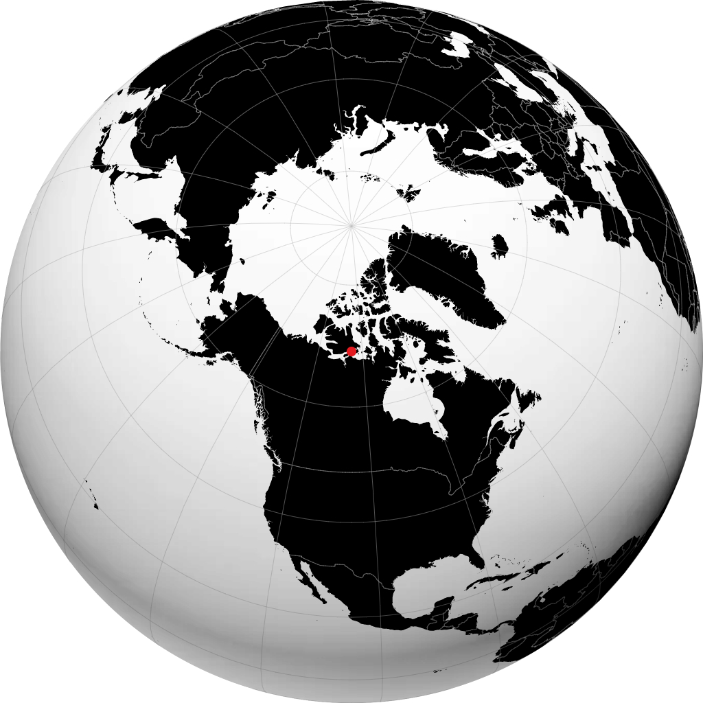 Cambridge Bay di globe