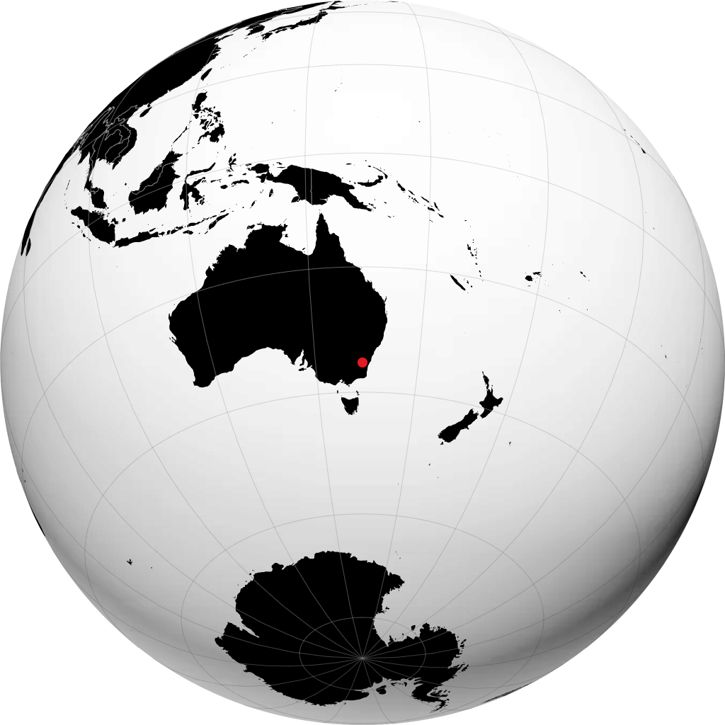 Canberra di globe
