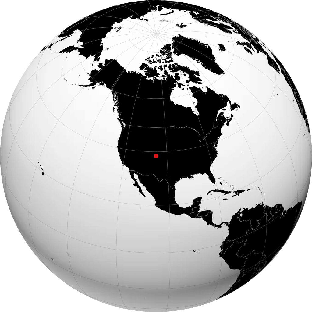 Cañon City di globe