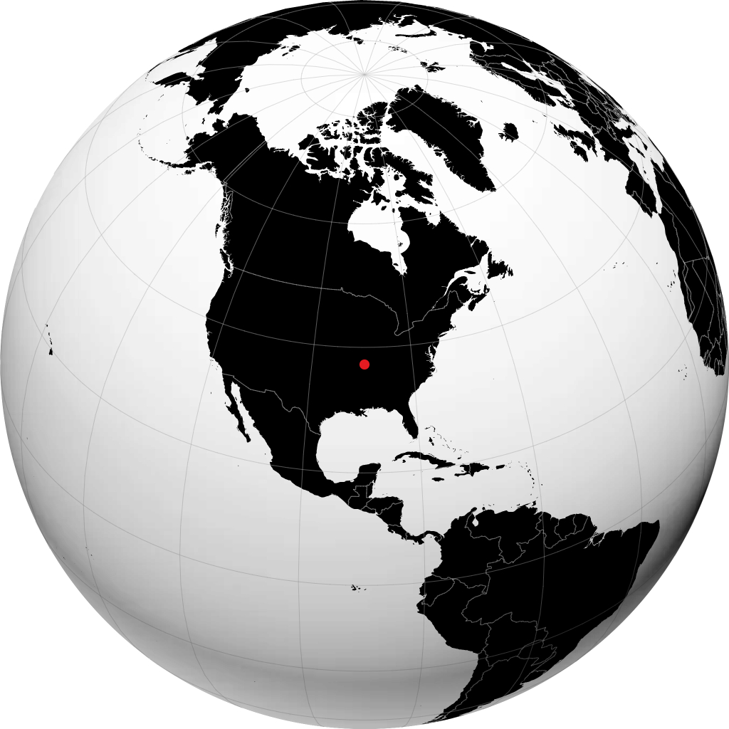 Cape Girardeau di globe