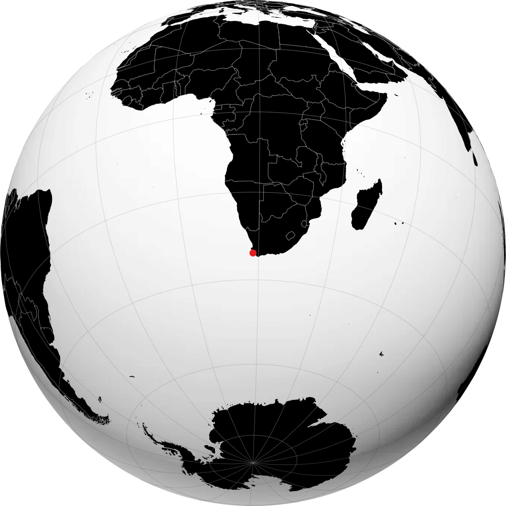 Cape Town di globe
