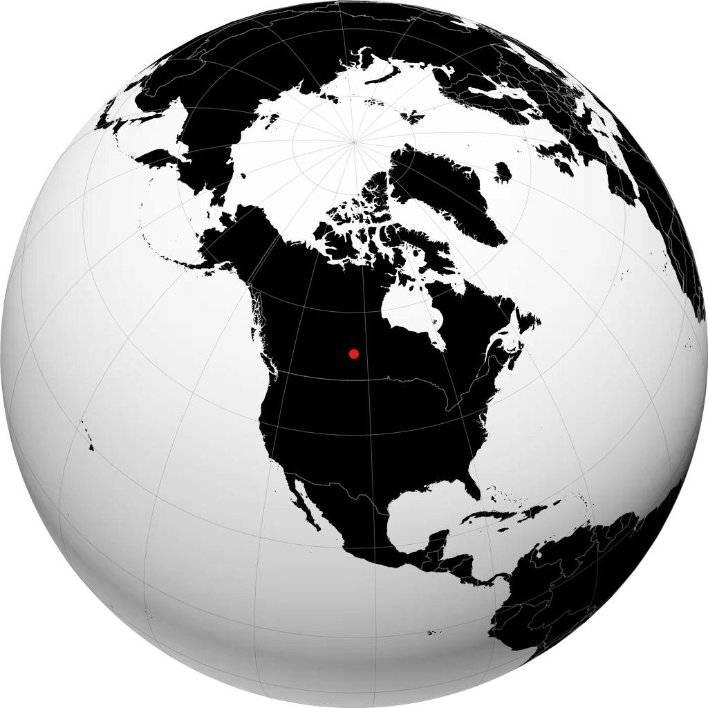 Carrot River di globe