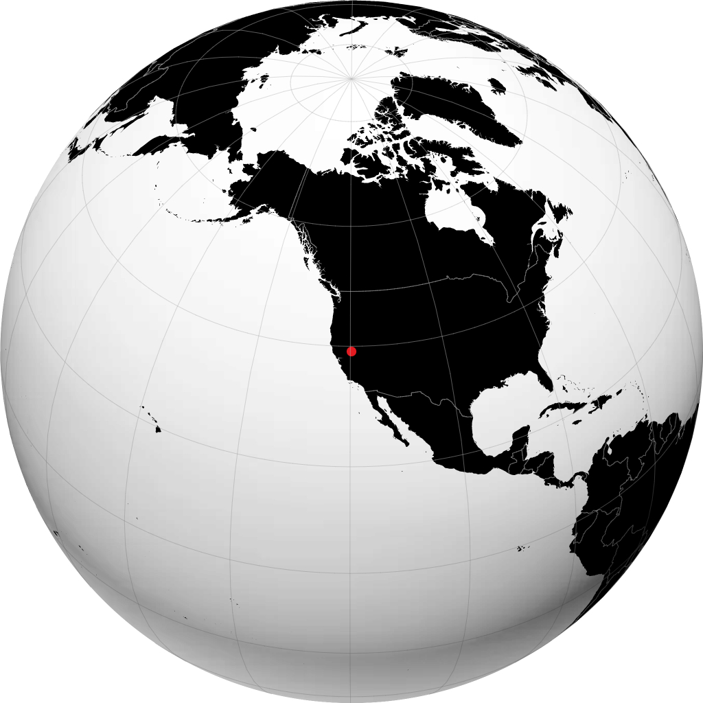 Carson City di globe