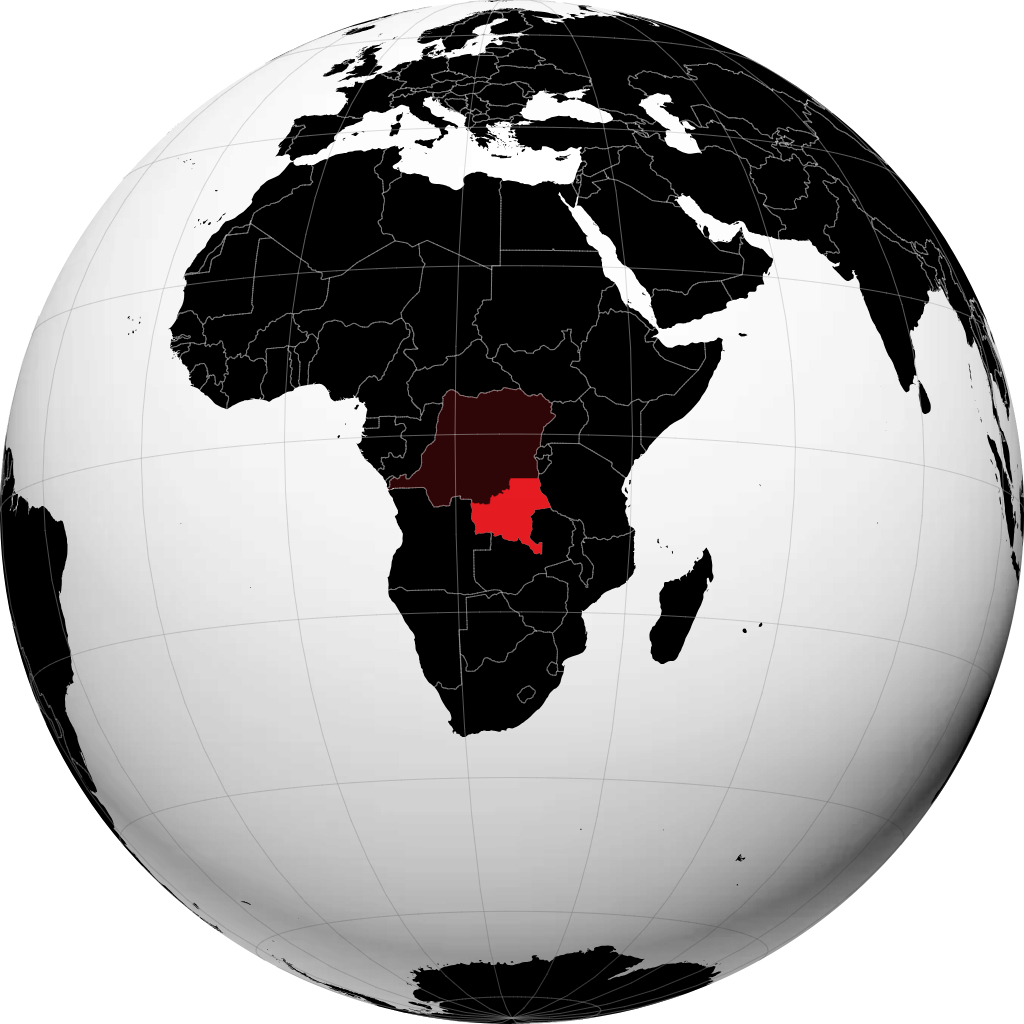 Provinsi Katanga di globe