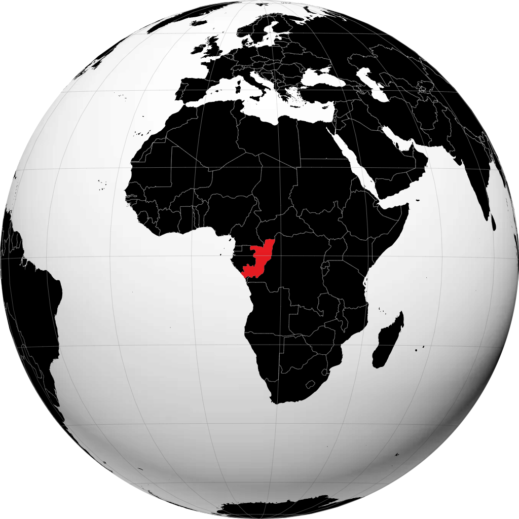 Kongo di globe