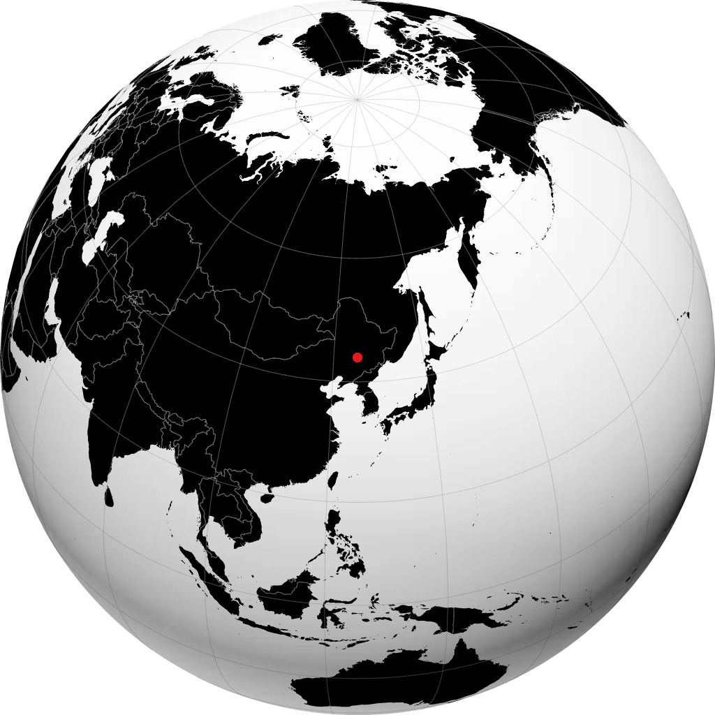 Changchun di globe