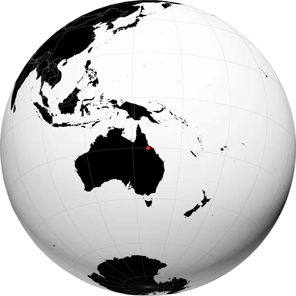 Charters Towers di globe