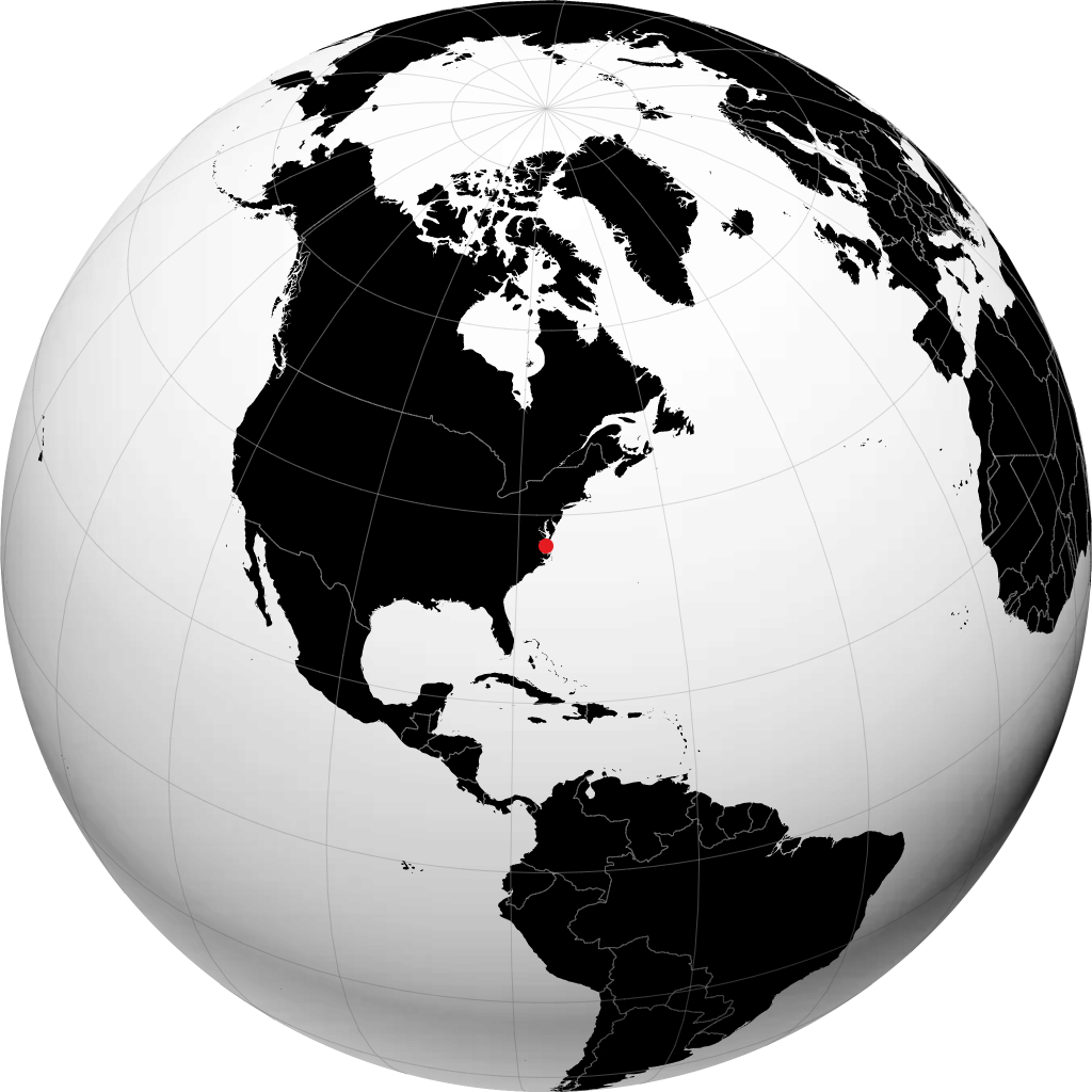 Chesapeake di globe