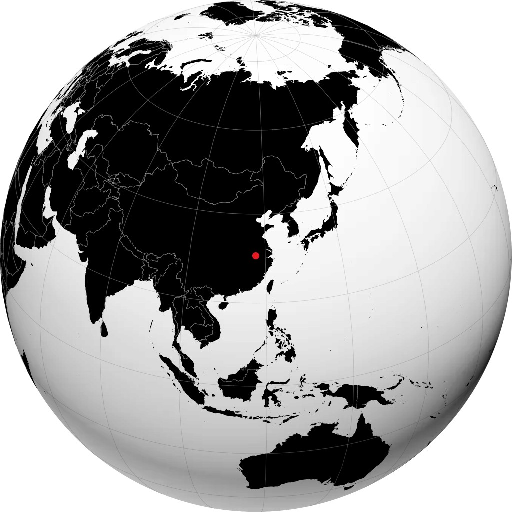 Chizhou di globe