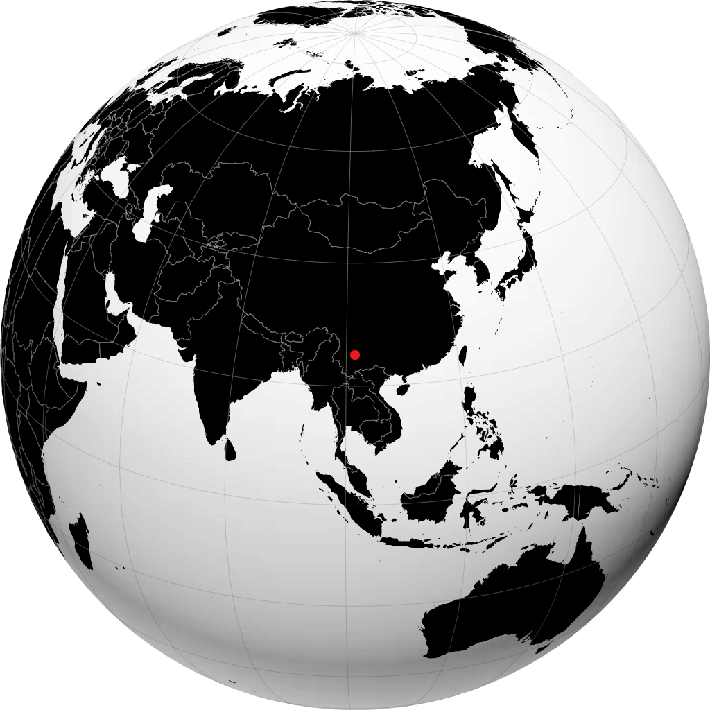 Chuxiong di globe
