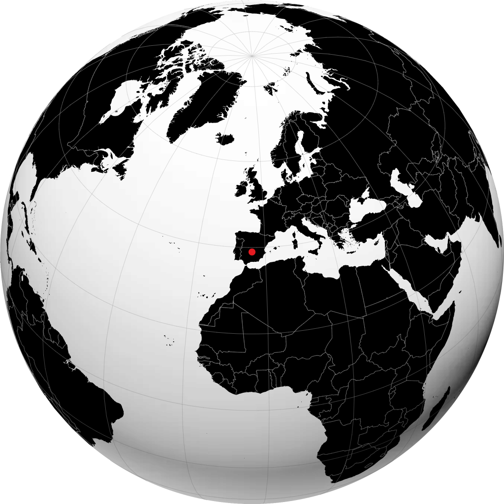 Ciudad Real di globe