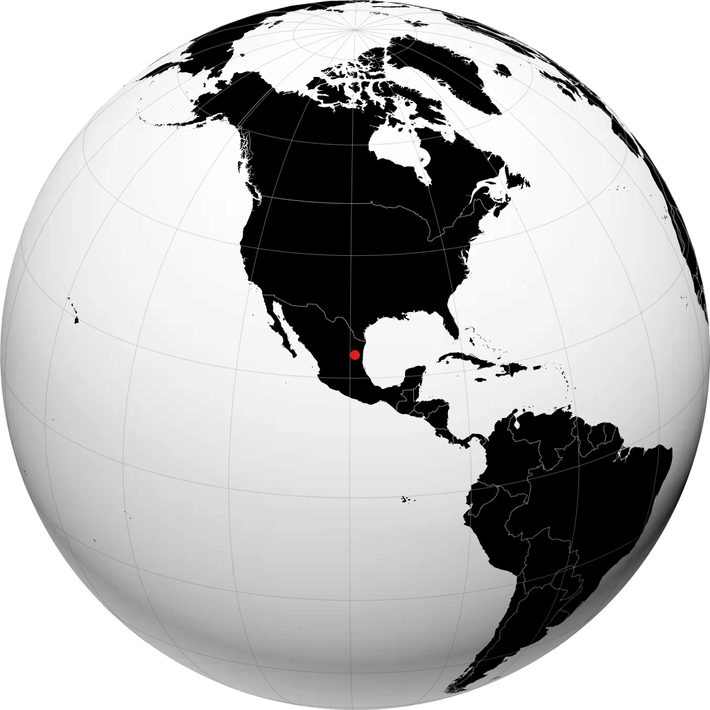 Ciudad Victoria di globe