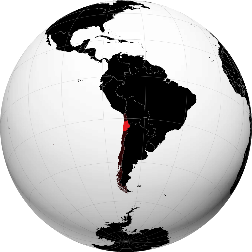 Wilayah Antofagasta di globe