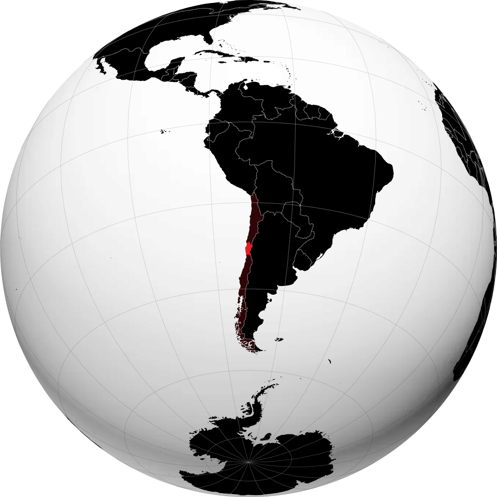 Wilayah Coquimbo di globe