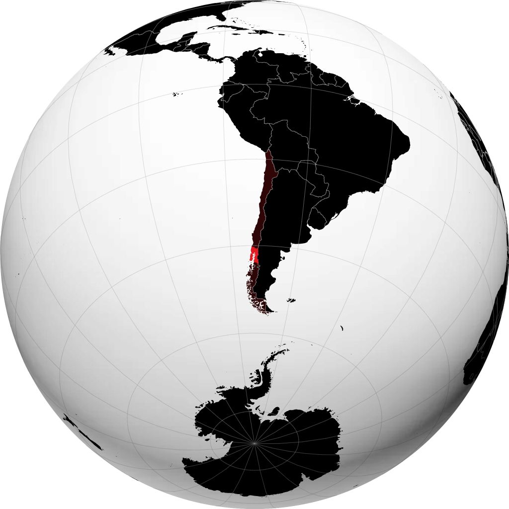 Wilayah Los Lagos di globe