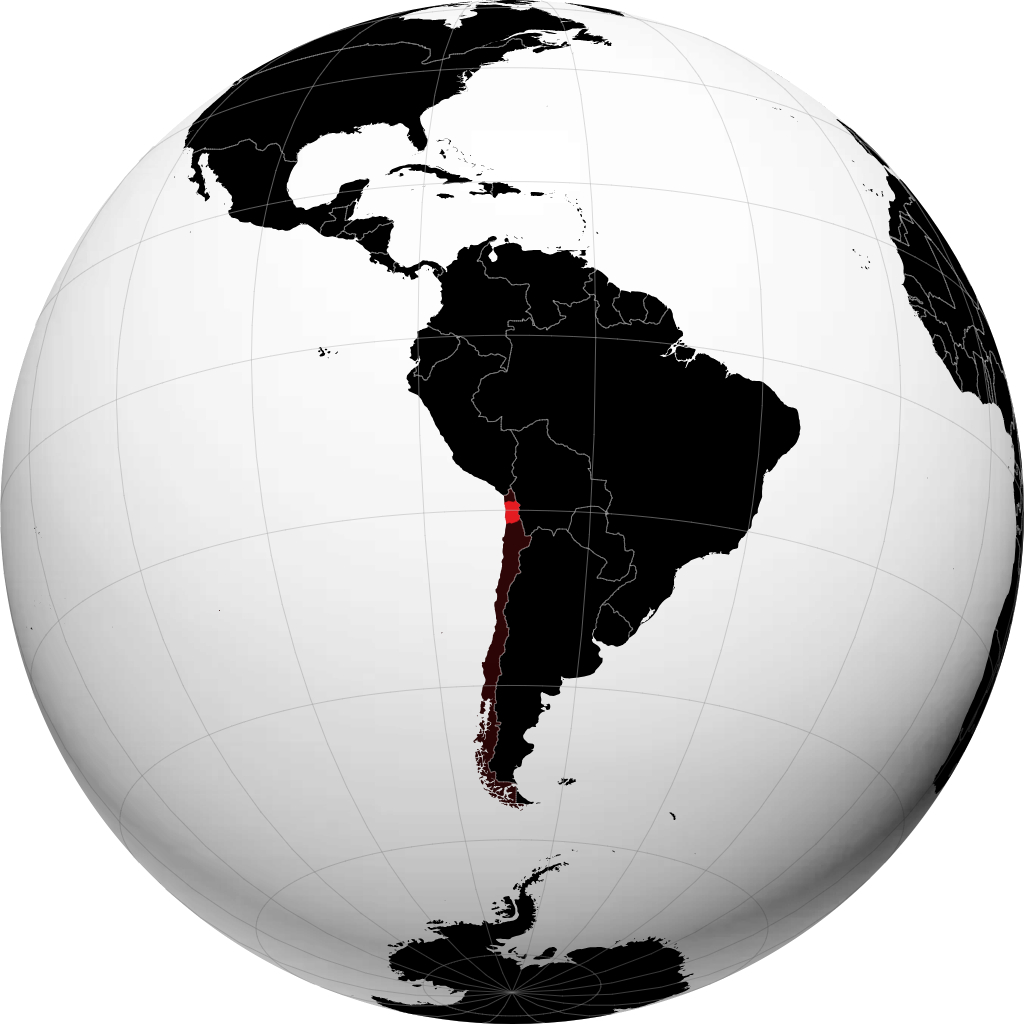Wilayah Tarapaca di globe