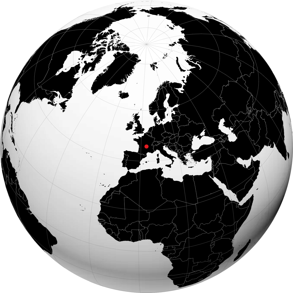 Clermont-Ferrand di globe