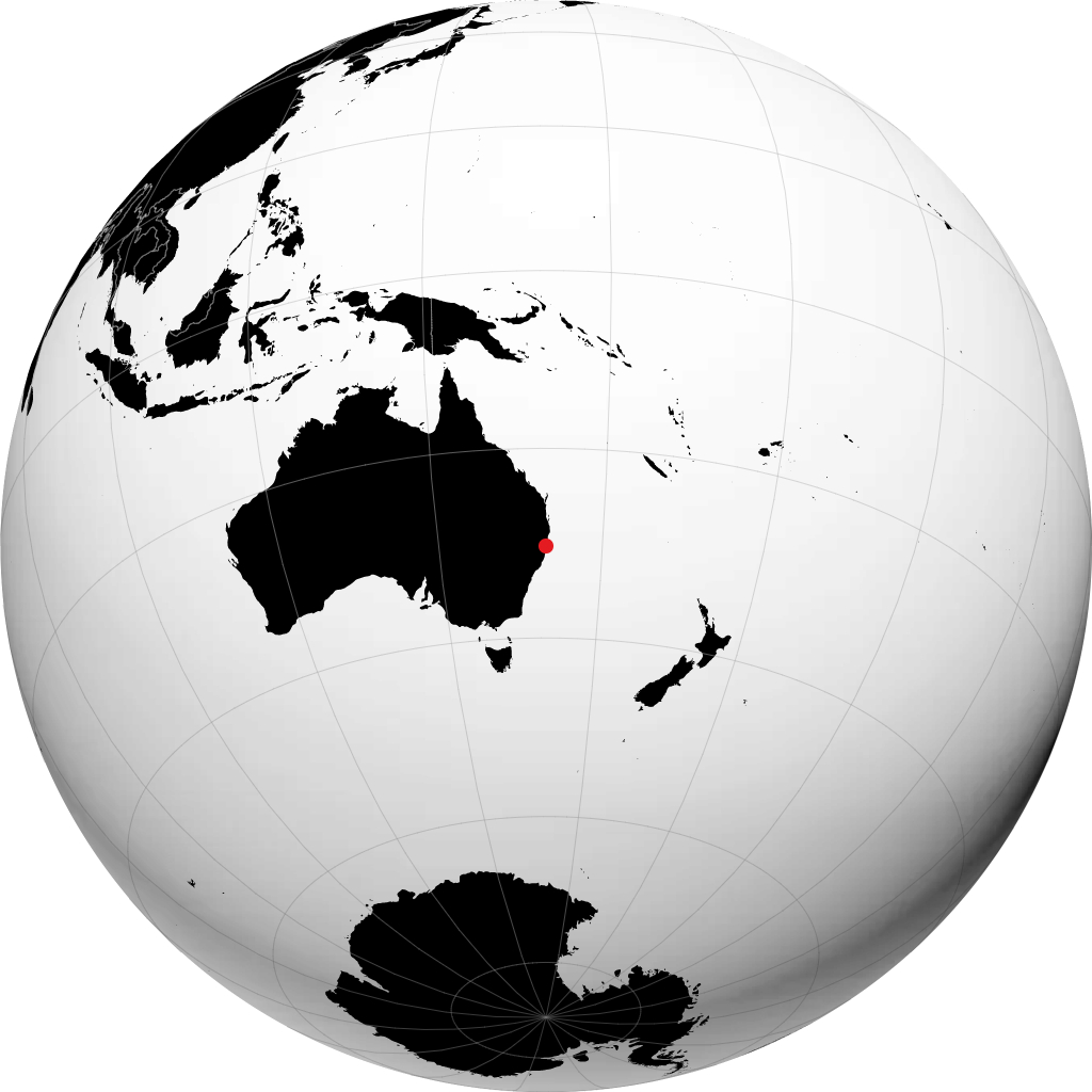 Coffs Harbour di globe