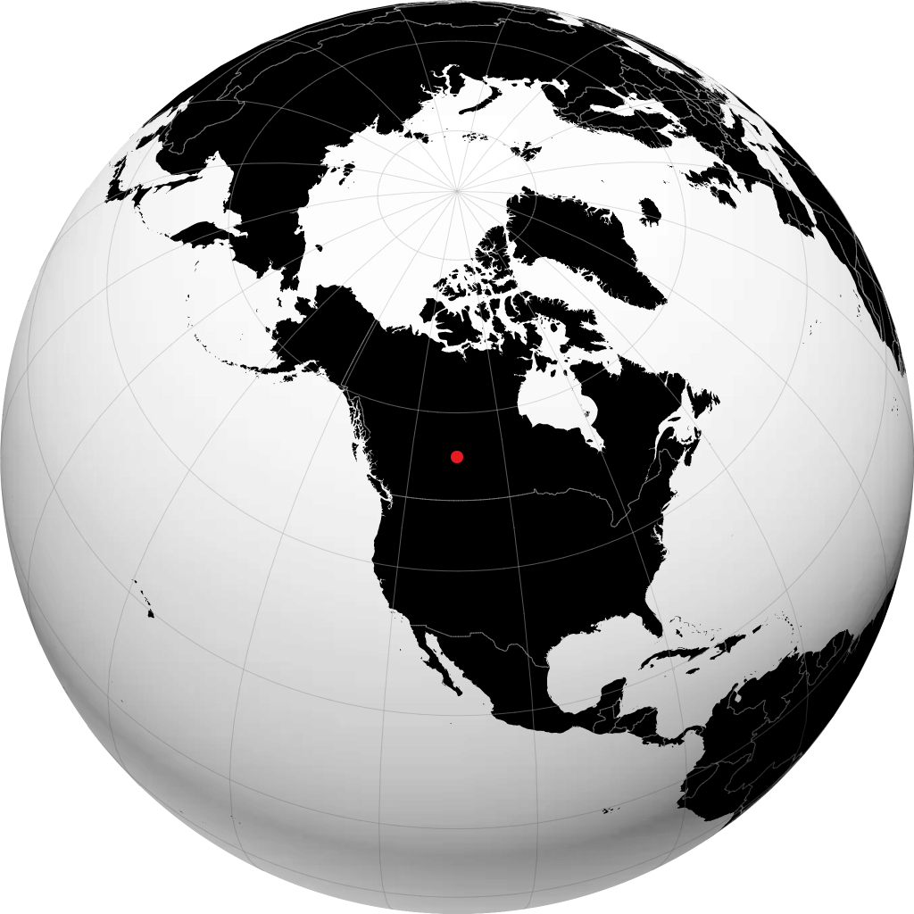Cold Lake di globe