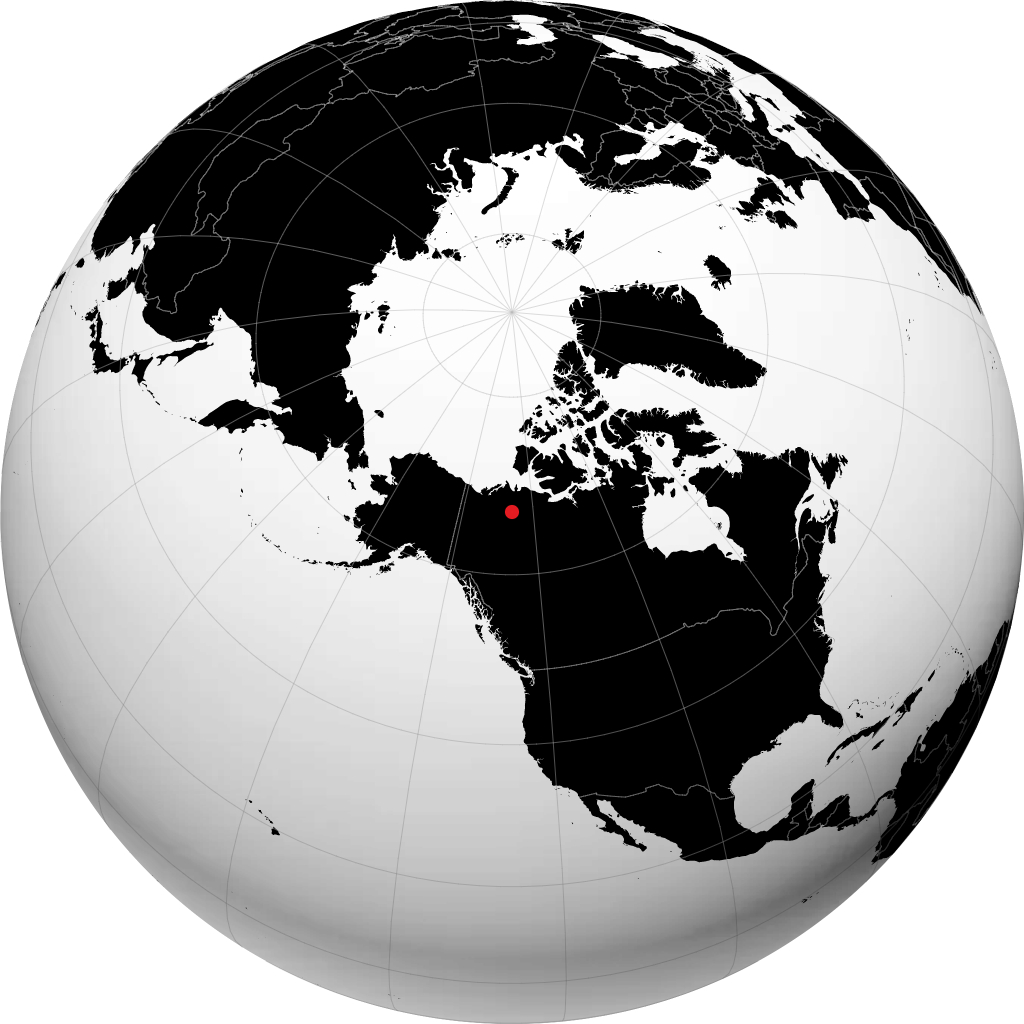 Colville Lake di globe