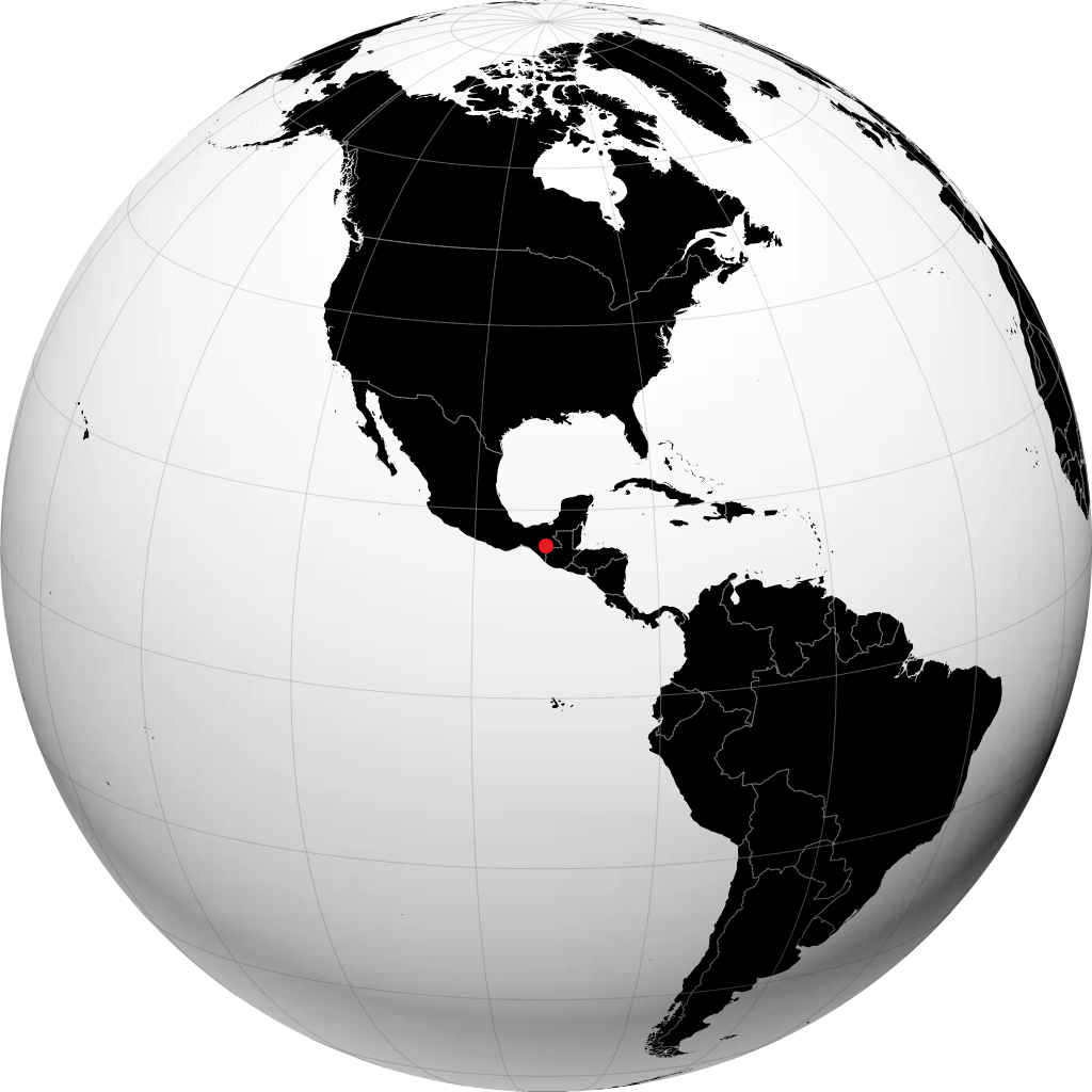 Comitán de Domínguez di globe