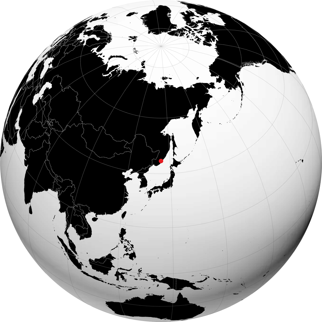 Dalnegorsk di globe