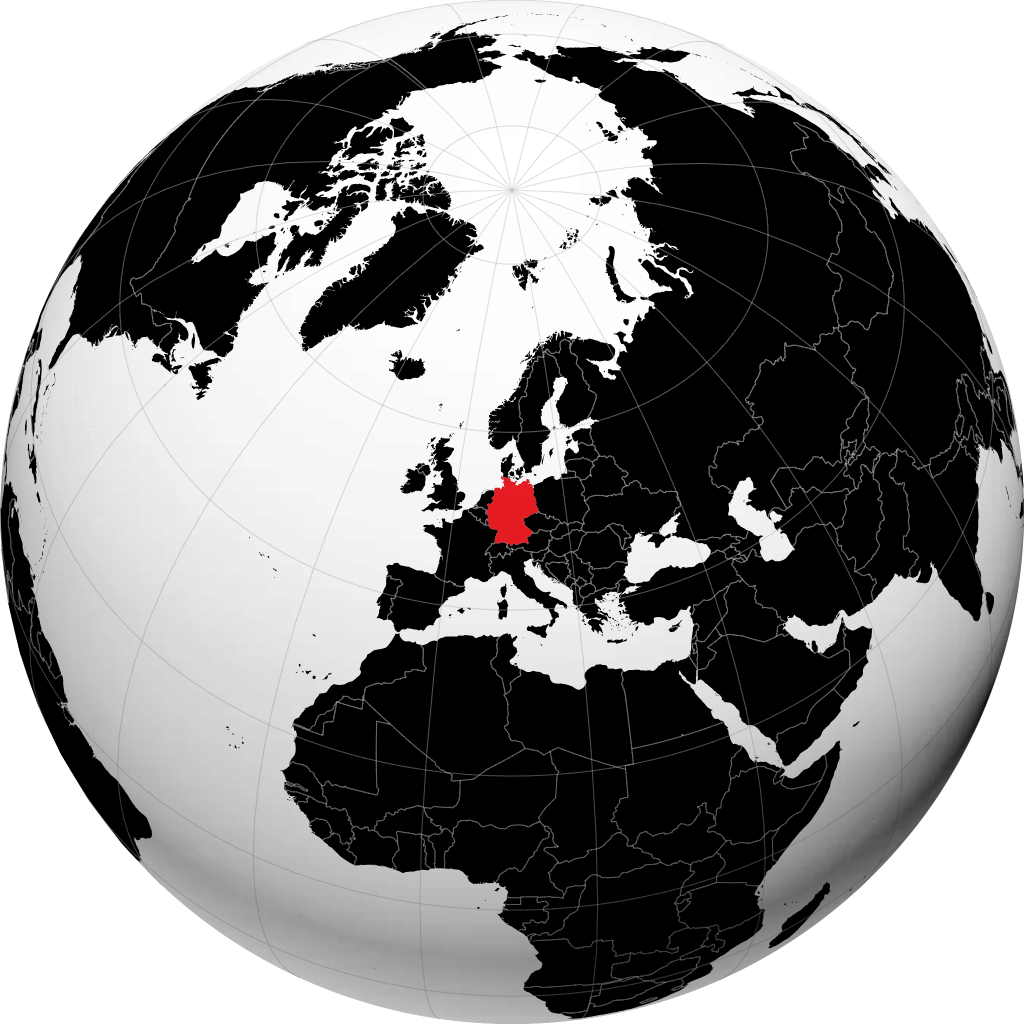 Jerman di globe