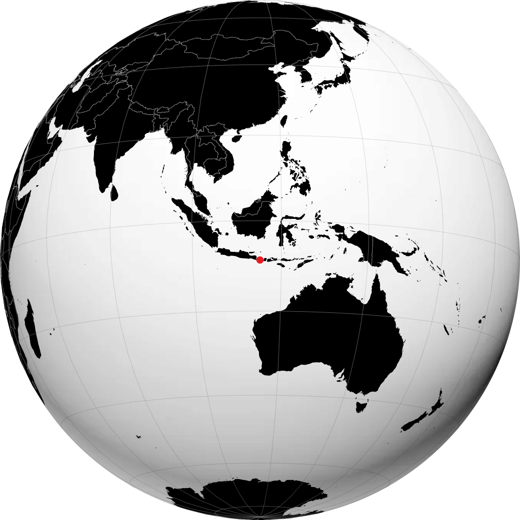Denpasar di globe
