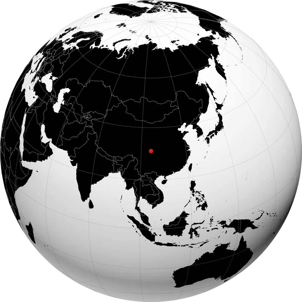 Deyang di globe