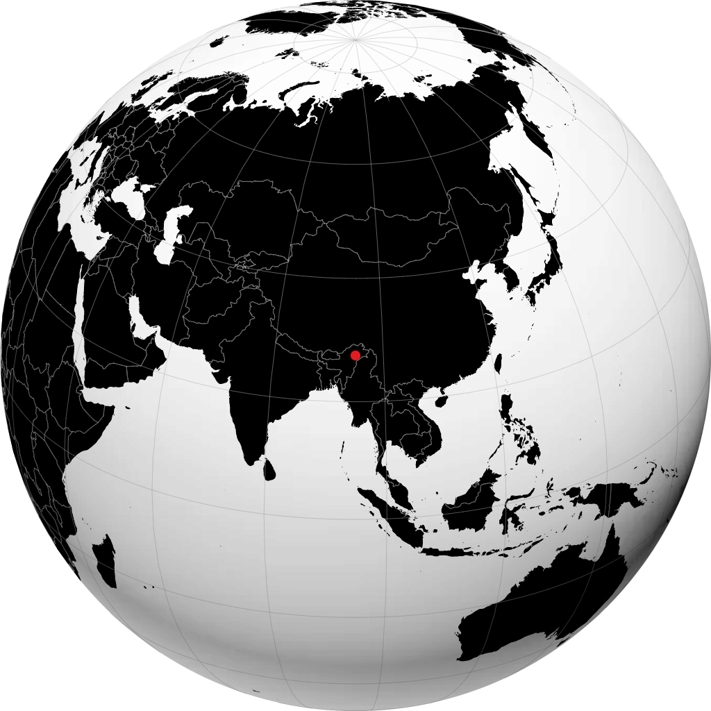 Dibrugarh di globe