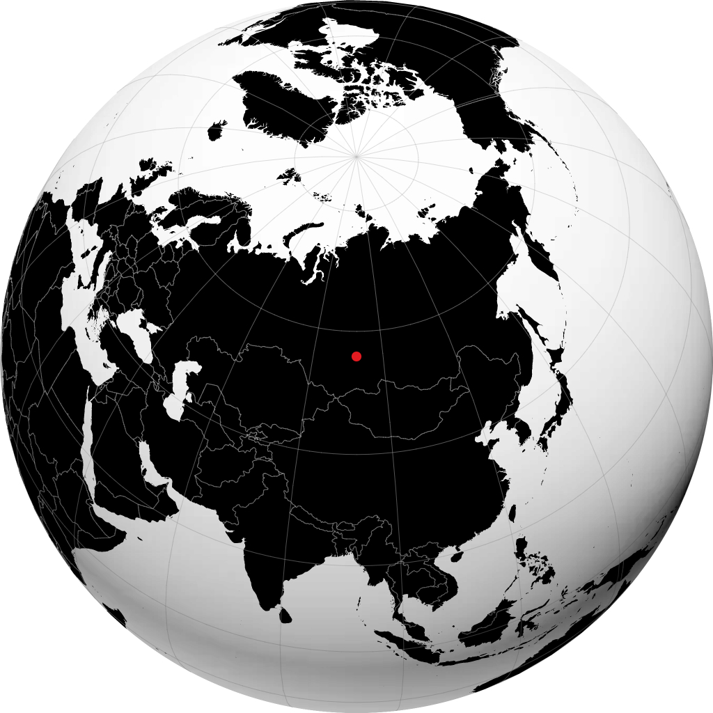 Divnogorsk di globe