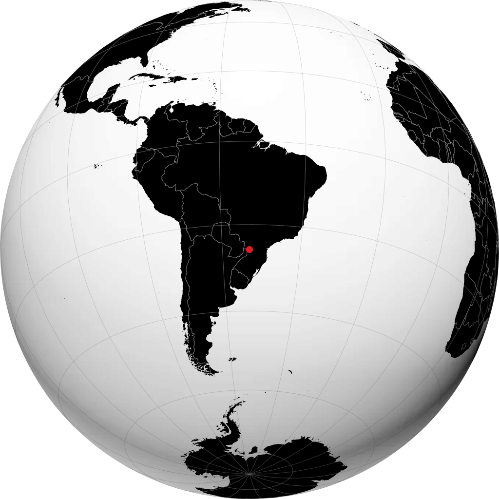 Dois Vizinhos di globe