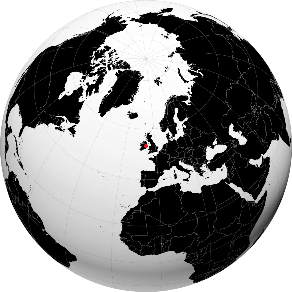 Dublin di globe