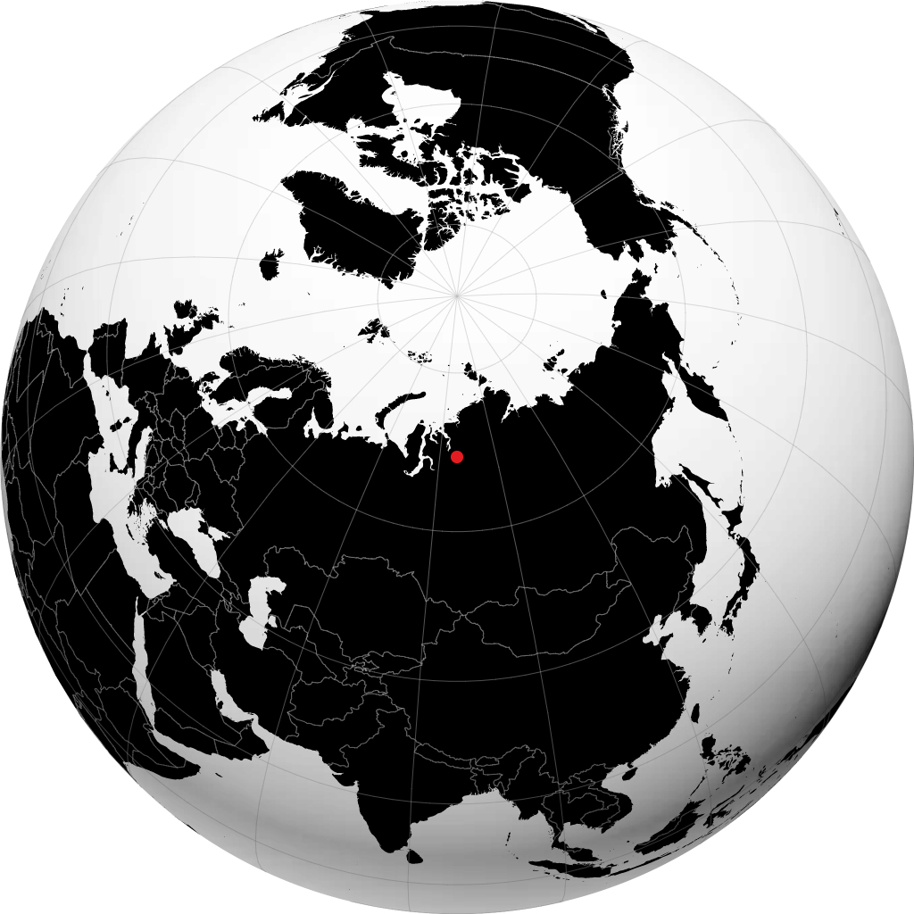 Dudinka di globe