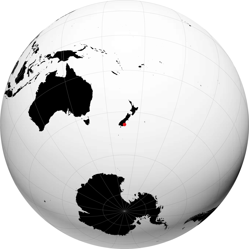Dunedin di globe