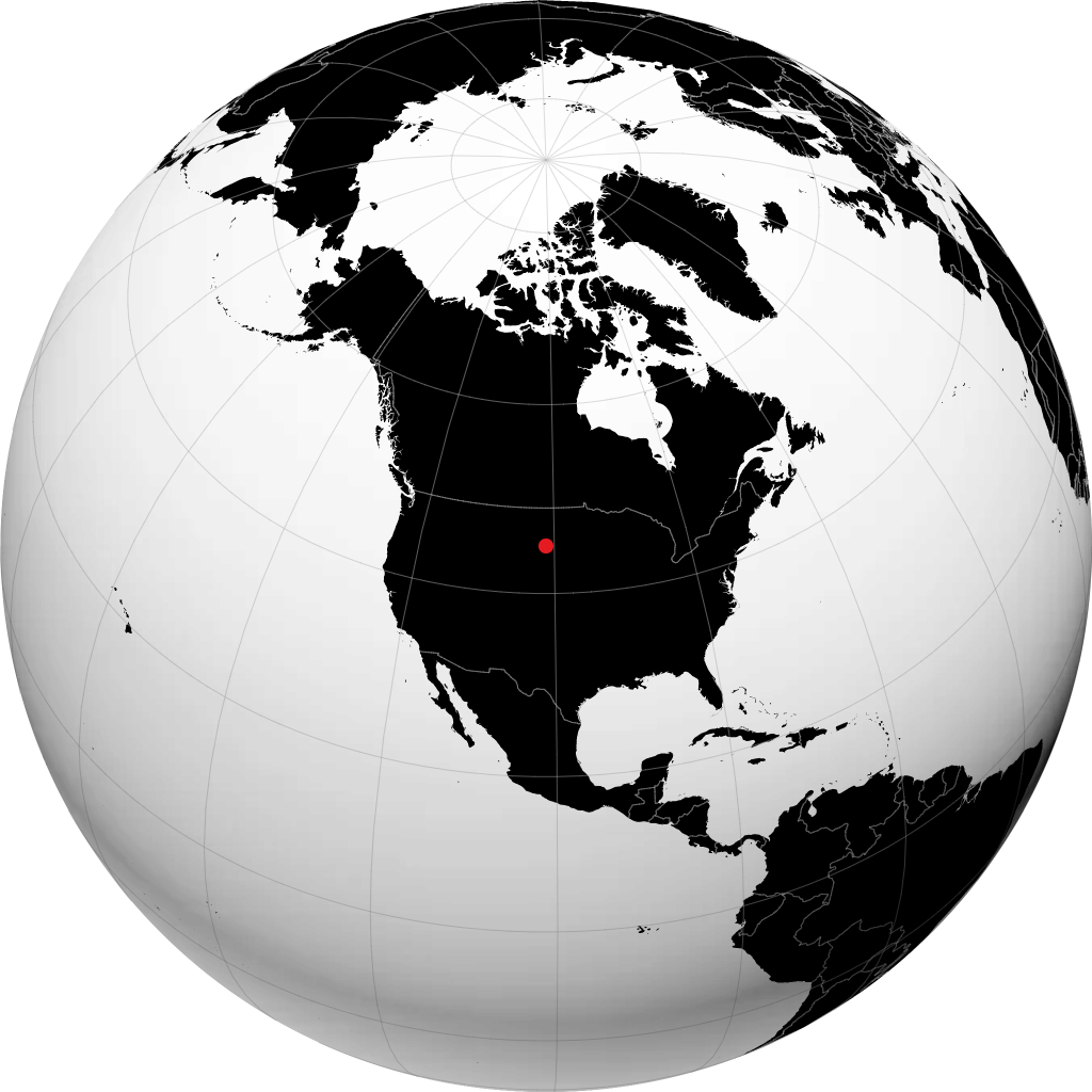 Eagle Butte di globe