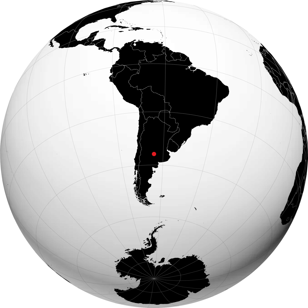 Eduardo Castex di globe