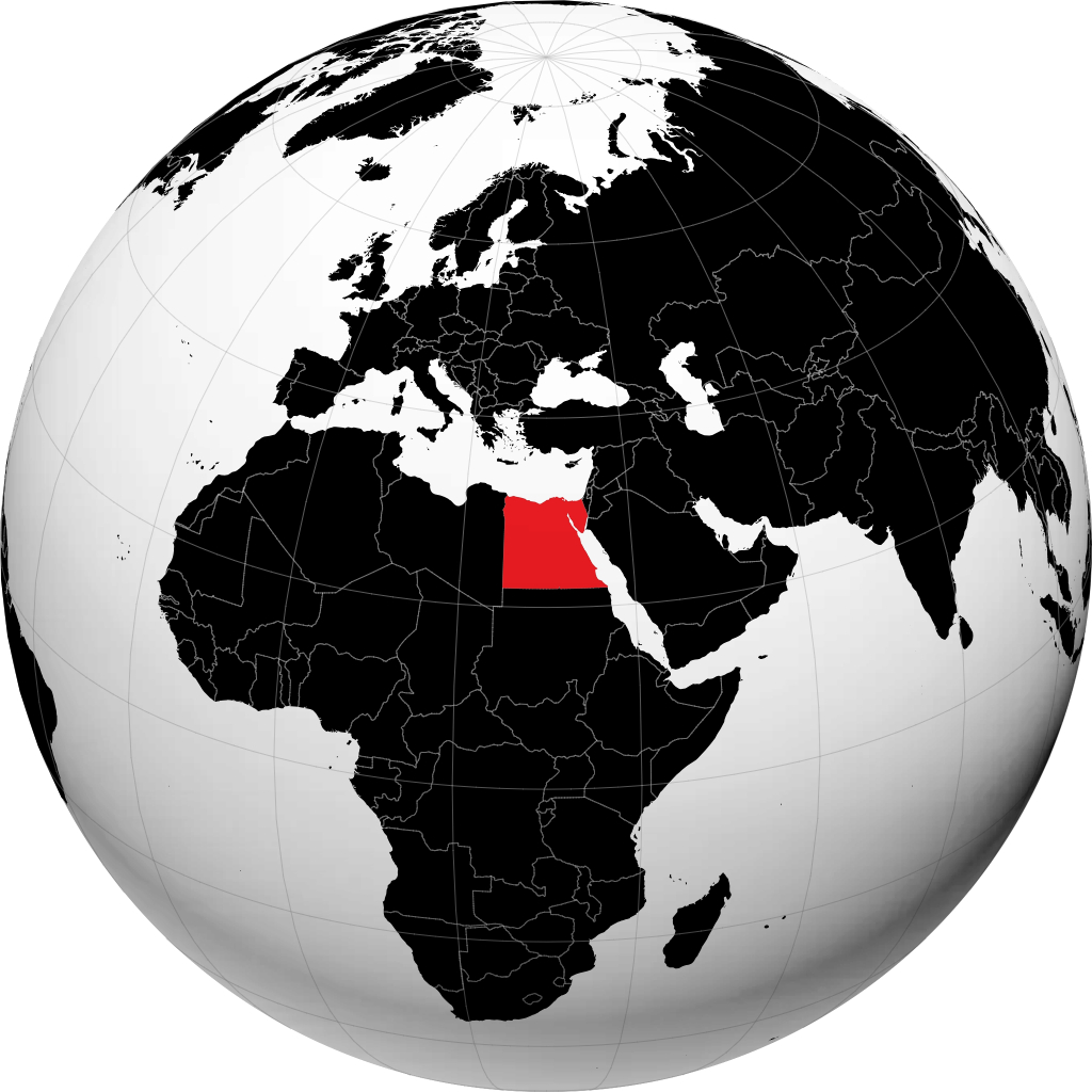 Mesir di globe