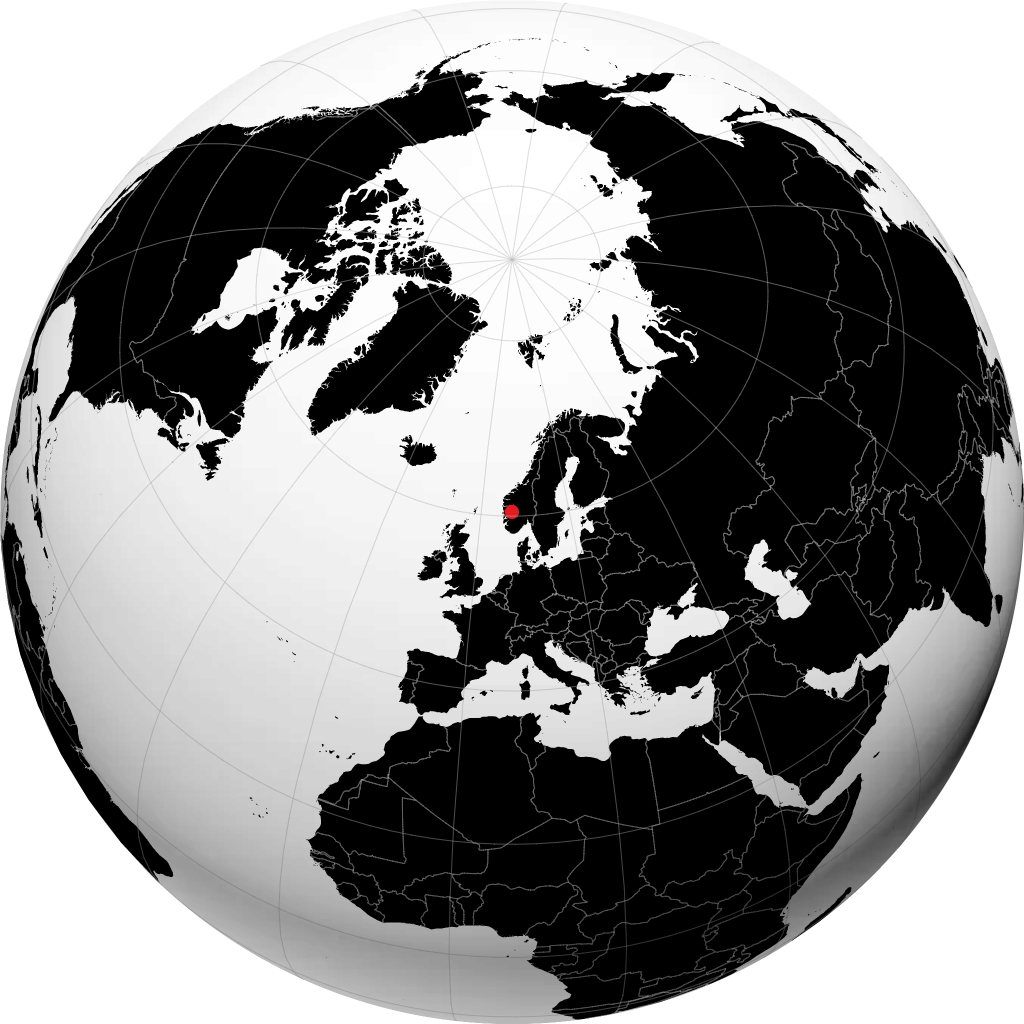 Eidfjord di globe