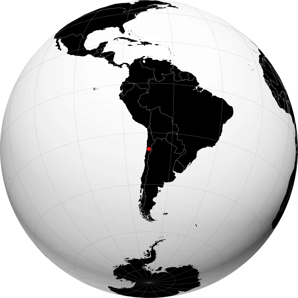 El Salvador di globe