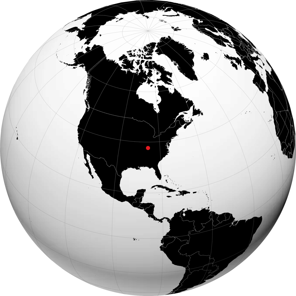 Elizabethtown di globe