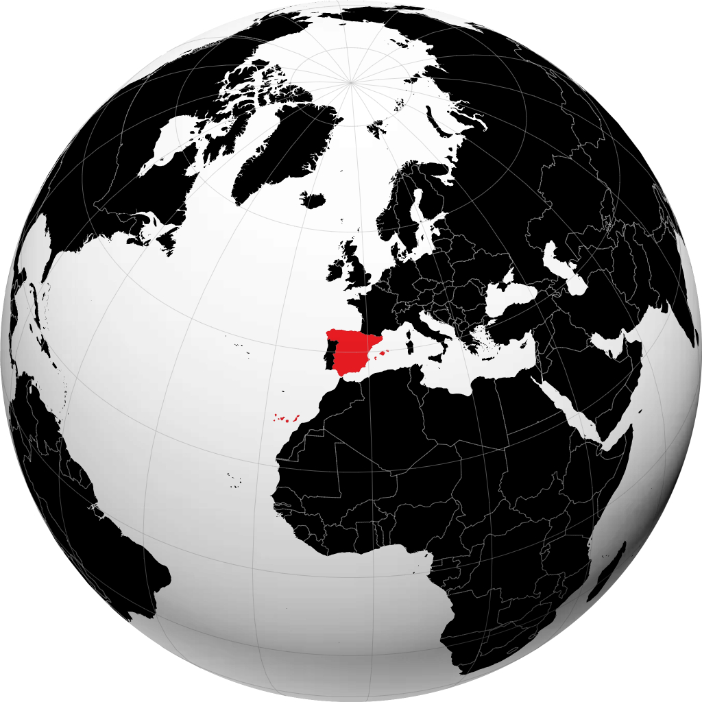 Spanyol di globe